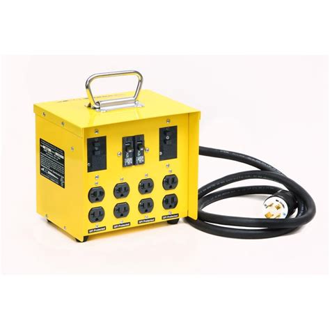 portable power distribution box|temporary power boxes for construction.